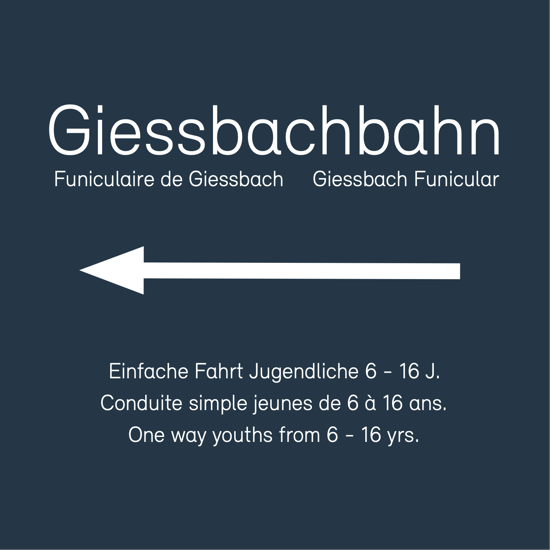 Picture of One-way trip child 6 - 16 y.